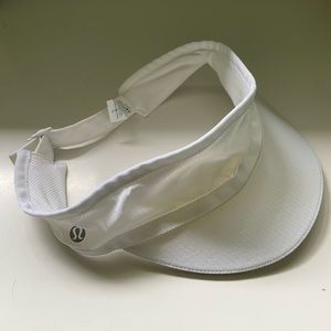 White Lululemon Visor